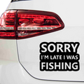 Sorry Fishing Aufkleber - Beispielansicht