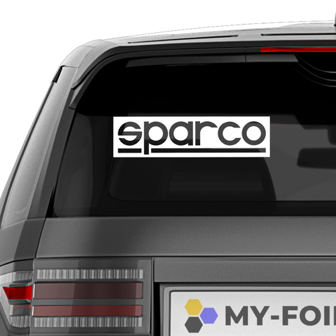 Sparco Aufkleber - Beispielansicht