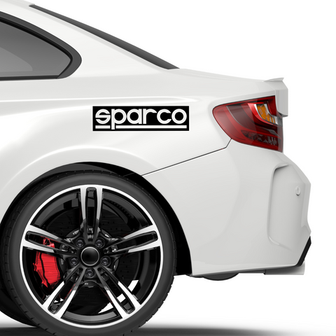 Sparco Aufkleber - Beispielansicht