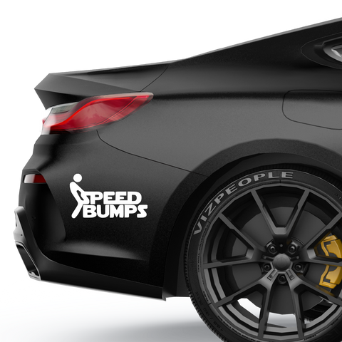 Speed Bumps Aufkleber - Beispielansicht