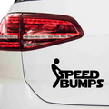 Speed Bumps Aufkleber - Beispielansicht
