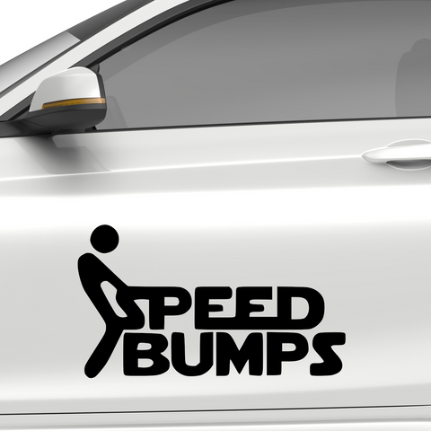 Speed Bumps Aufkleber - Beispielansicht
