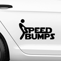 Speed Bumps Aufkleber - Beispielansicht