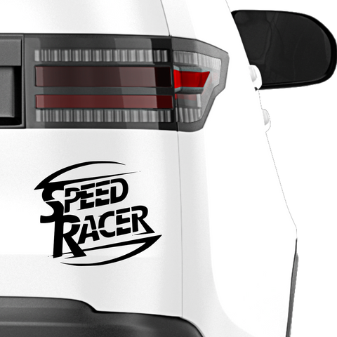 Speed Racer Aufkleber - Beispielansicht