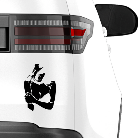 Stille Verführung Aufkleber - Beispielansicht