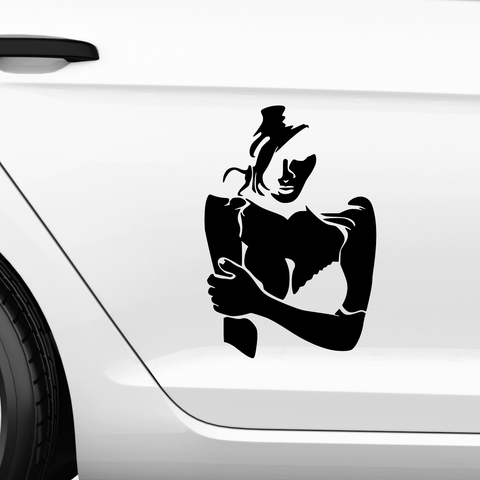 Stille Verführung Aufkleber - Beispielansicht