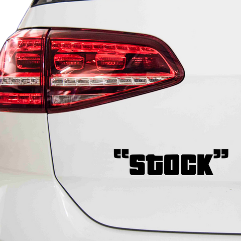 Stock JDM Aufkleber - Beispielansicht