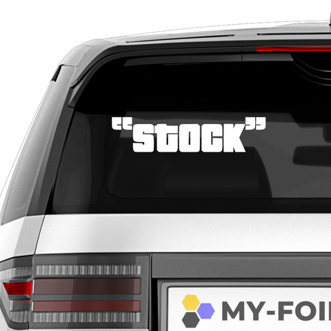 Stock JDM Aufkleber - Beispielansicht