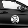 StoleBucks StarBucks Fakelogo Aufkleber - Beispielansicht