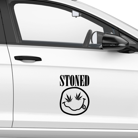 Stoned Aufkleber - Beispielansicht
