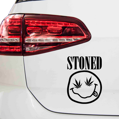 Stoned Aufkleber - Beispielansicht