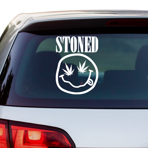 Stoned Aufkleber - Beispielansicht