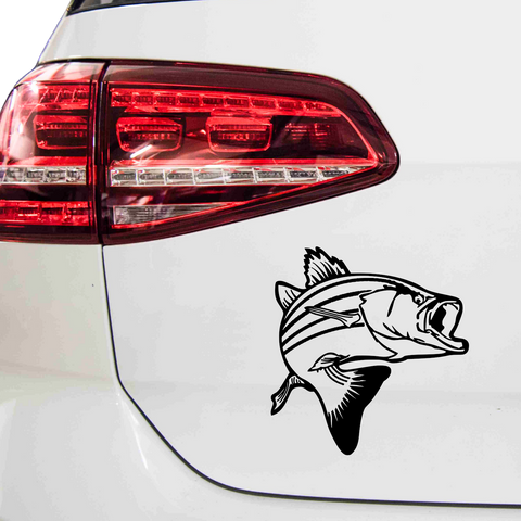 Strreifenbarsch Aufkleber - Beispielansicht