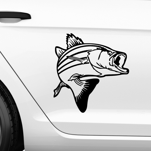 Strreifenbarsch Aufkleber - Beispielansicht