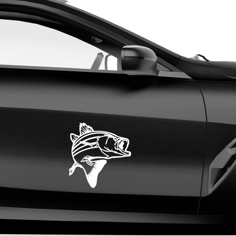 Strreifenbarsch Aufkleber - Beispielansicht