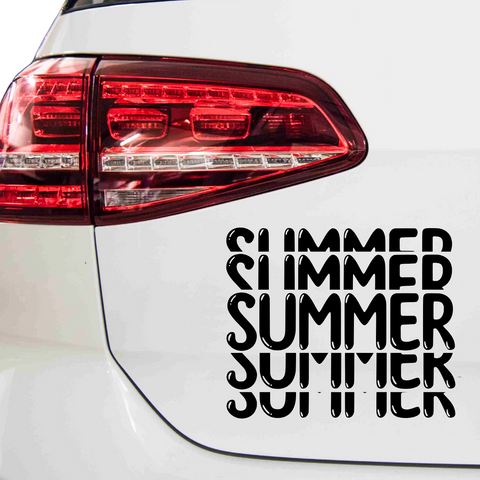 Summer Beach Aufkleber - Beispielansicht