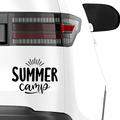 Summer Camp Aufkleber - Beispielansicht
