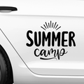 Summer Camp Aufkleber - Beispielansicht