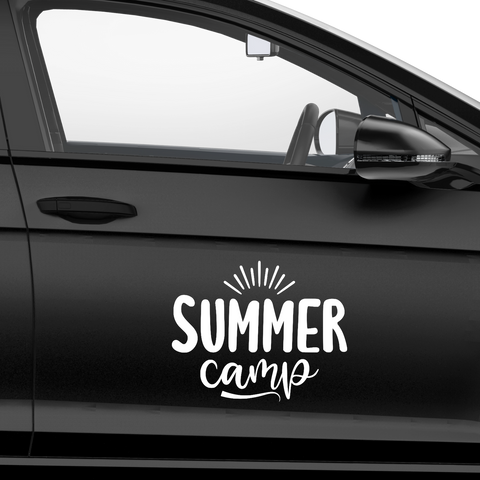 Summer Camp Aufkleber - Beispielansicht