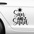 Sun and Sand Aufkleber - Beispielansicht