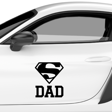 Super Dad Aufkleber Nr 1 - Beispielansicht