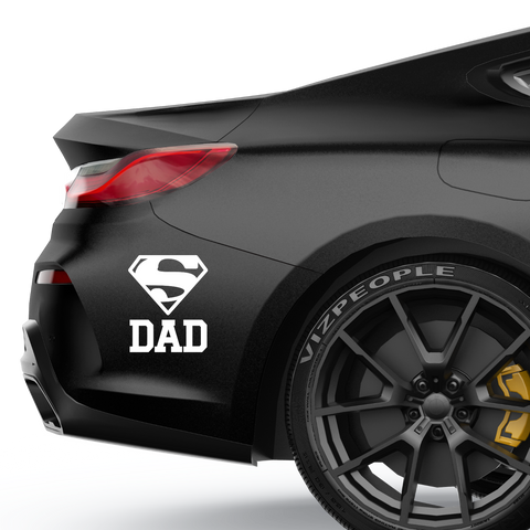 Super Dad Aufkleber Nr 1 - Beispielansicht