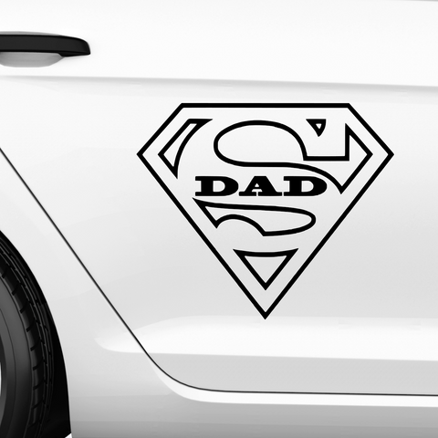 Super Dad Aufkleber Nr 2 - Beispielansicht