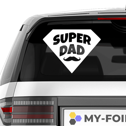 Super Dad Aufkleber Nr 3 - Beispielansicht