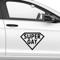 Super Gay Aufkleber - Beispielansicht