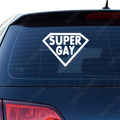 Super Gay Aufkleber - Beispielansicht