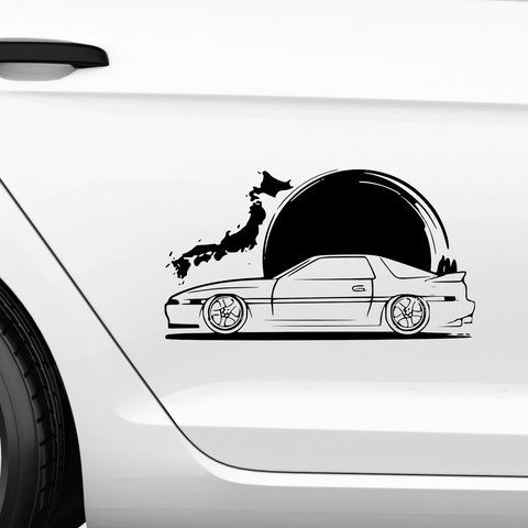 Supra Car Aufkleber 2 - Beispielansicht