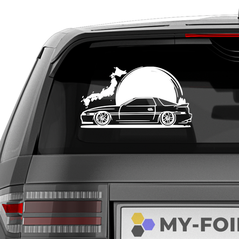 Supra Car Aufkleber 2 - Beispielansicht