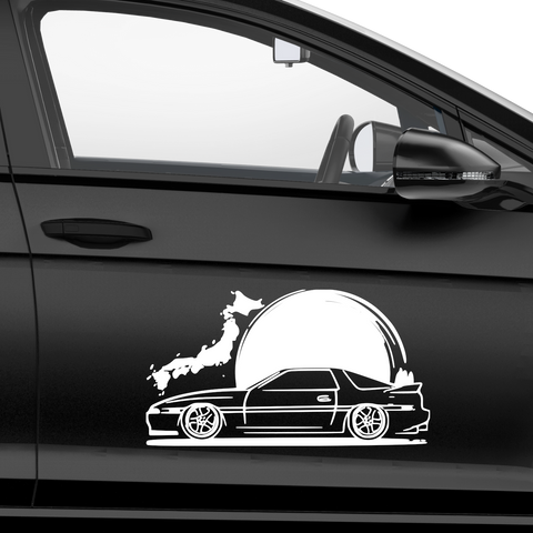 Supra Car Aufkleber 2 - Beispielansicht