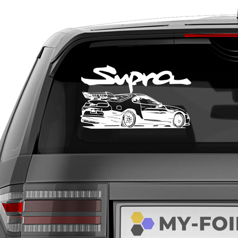 Supra Car Aufkleber 3 - Beispielansicht