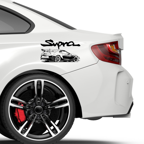 Supra Car Aufkleber 3 - Beispielansicht