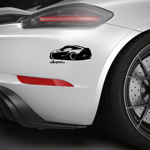 Supra Car Aufkleber 4 - Beispielansicht