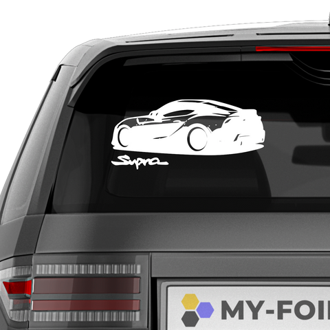 Supra Car Aufkleber 4 - Beispielansicht