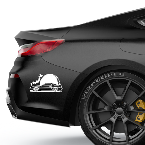 Supra Car Aufkleber - Beispielansicht