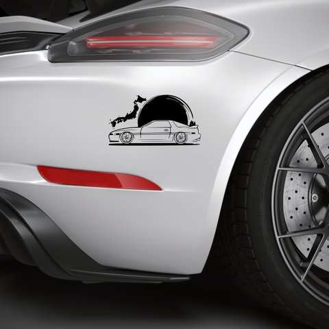 Supra Car Aufkleber - Beispielansicht