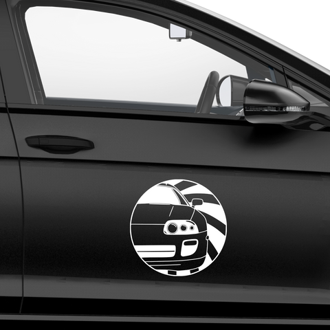 Supra Car Front Aufkleber - Beispielansicht