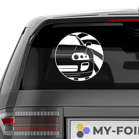 Supra Car Front Aufkleber - Beispielansicht