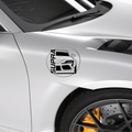 Supra Doppel Aufkleber - Beispielansicht