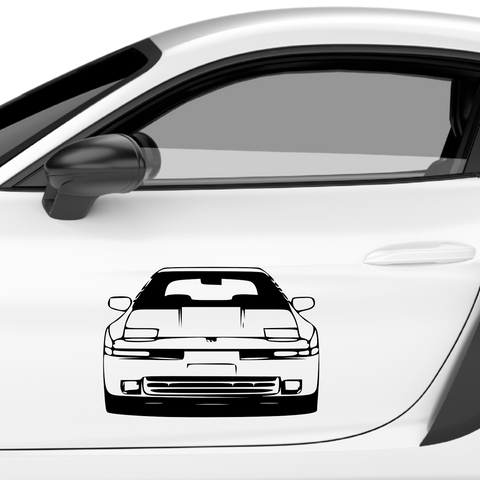 Supra Front Aufkleber - Beispielansicht