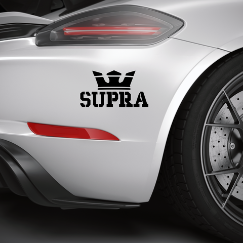 Supra Krone Aufkleber - Beispielansicht