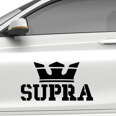 Supra Krone Aufkleber - Beispielansicht