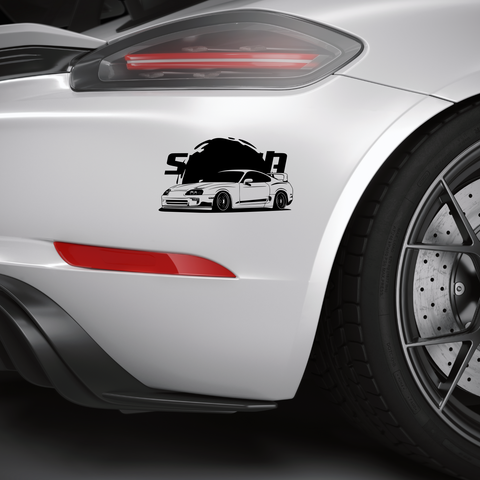 Supra Race Aufkleber - Beispielansicht