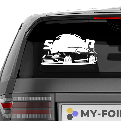 Supra Race Aufkleber - Beispielansicht