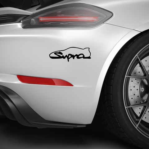 Supra Schriftzug Aufkleber Nr 1 - Beispielansicht