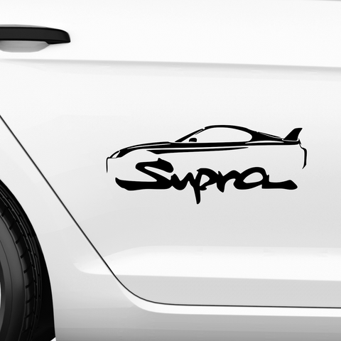 Supra Schriftzug Aufkleber Nr 3 - Beispielansicht