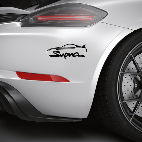 Supra Schriftzug Aufkleber Nr 3 - Beispielansicht